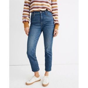 Madewell classic straight jeans